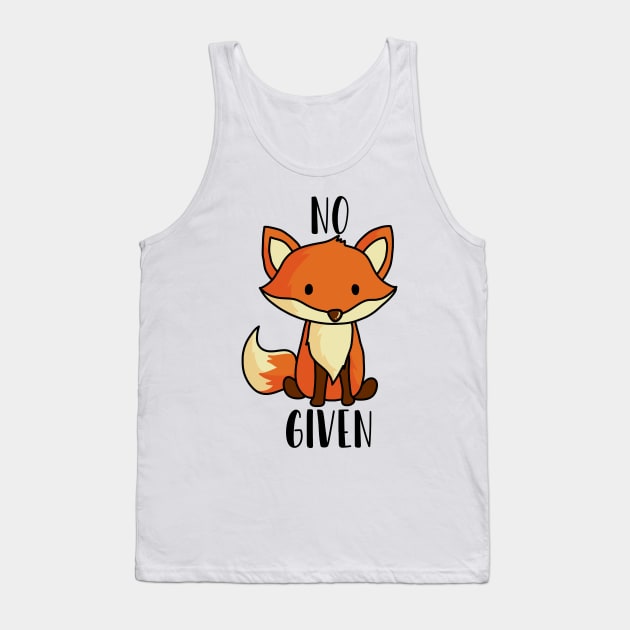 No fox given Tank Top by medimidoodles